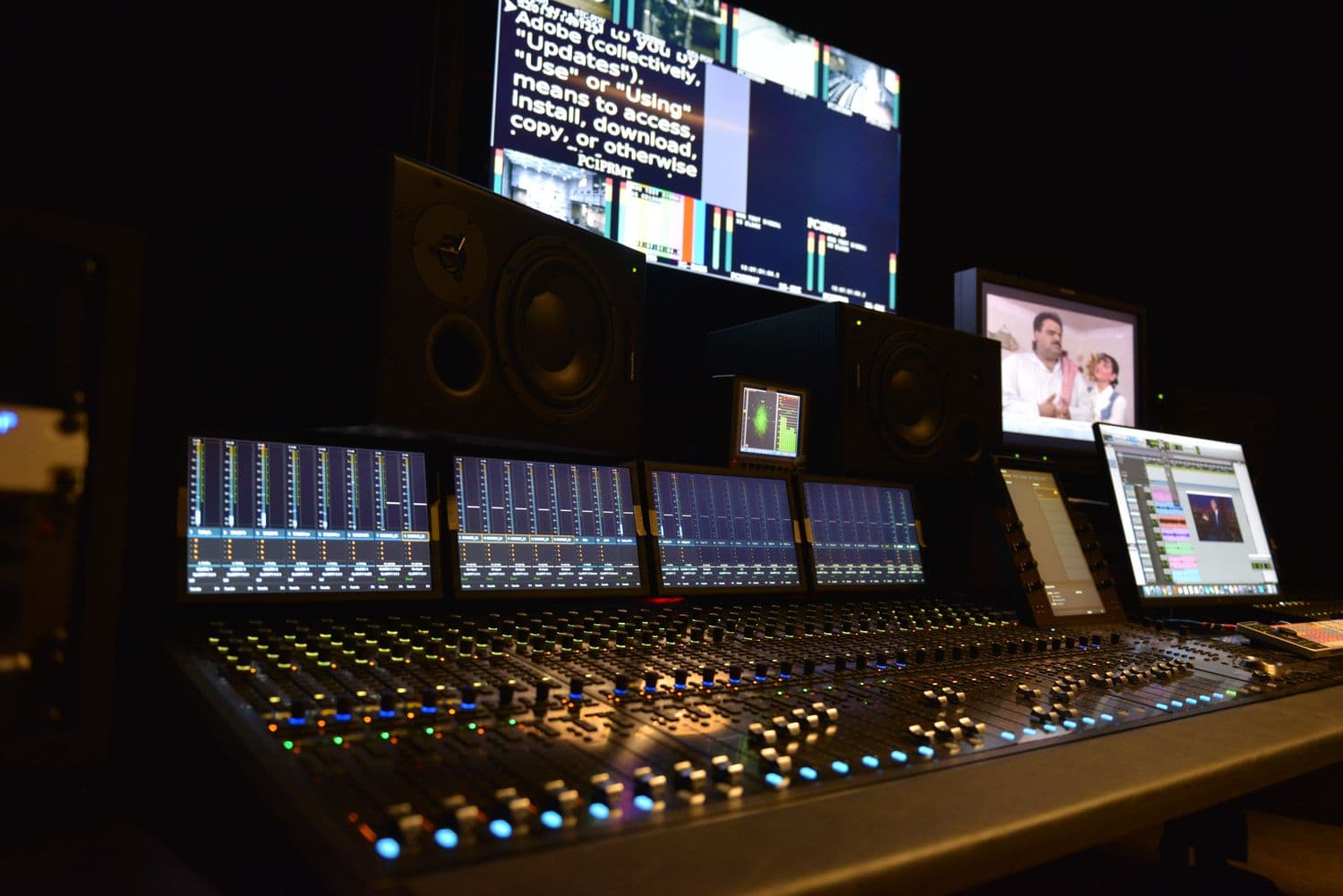 Audio post-production suite